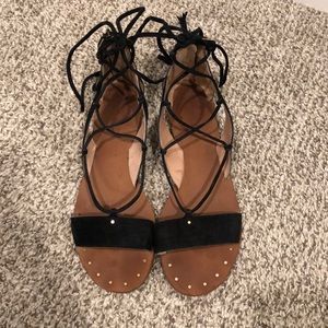 Madewell Lace Up Sandals